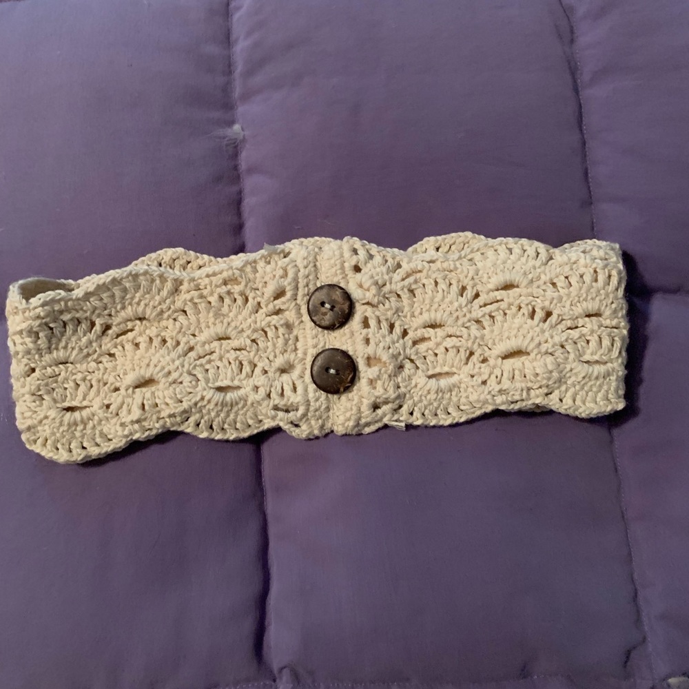 Ten Thousand Villages Crocheted Headband